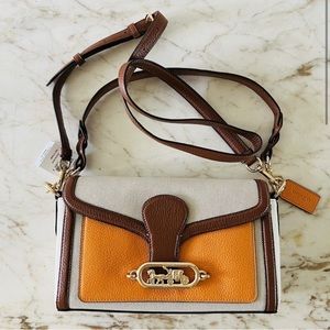 NWT COACH Natural Sunbeam Multi Leather Canvas Jade Purse + 2 Matching Wallets